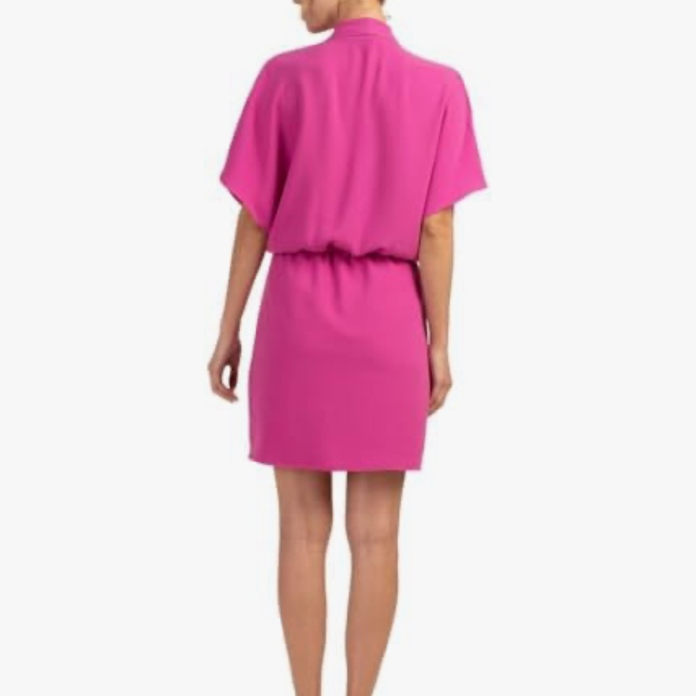 Trina Turk Pink Draped Dress - Picture 2 of 5